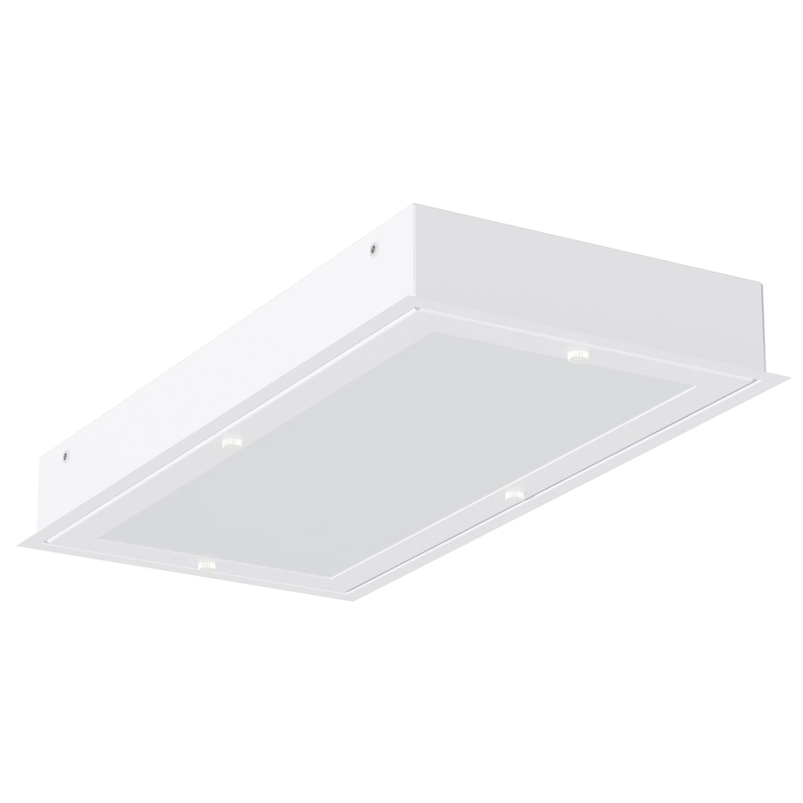 Светильник ламповый люминесцентый встраиваемый пылевлагозащищенный ЛВО15-2х18-131 WP HF