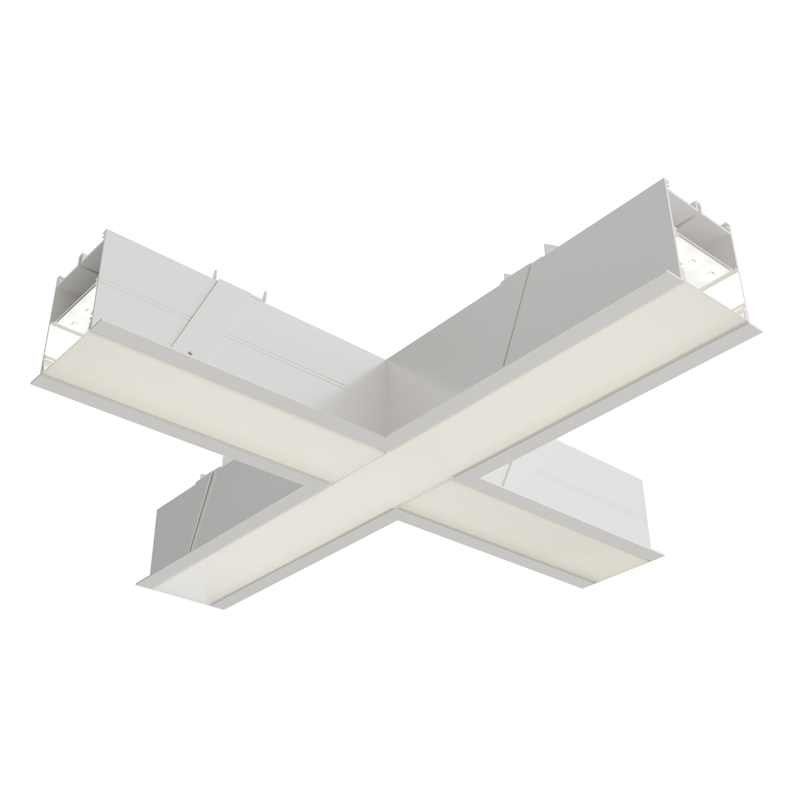Светильник светодиодный встраиваемый ДВО02-2х10-001 Line Low X 930