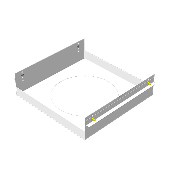 Крепление для ДВО23, 24, 59 DL/GR 150/300 белый