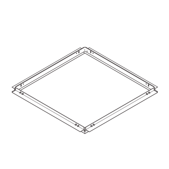 Рамка под ГК 600х300, 1 шт