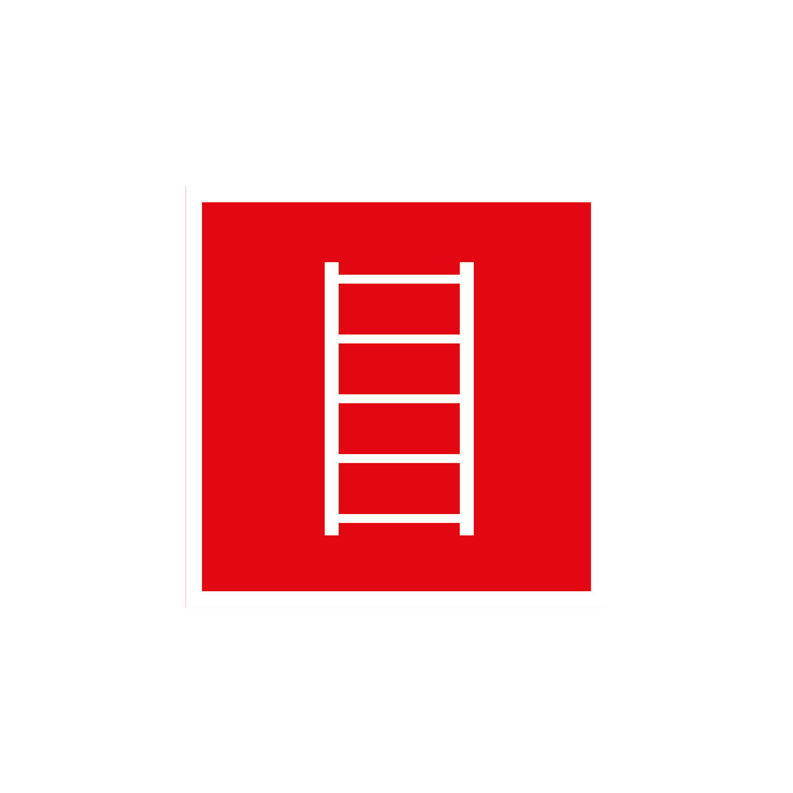 Пиктограмма наклейка знак пожарной безопасности ЗПБ 3030 Пожарная лестница F03