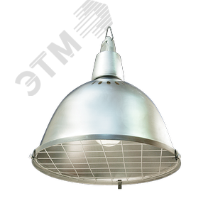Светильник РСП-05-400-021 без стекла с решеткой без ПРА IP20 с вентиляционным отверстием