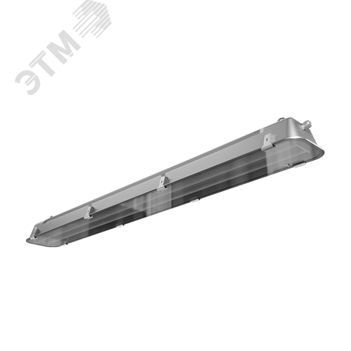 Светильник ламповый люминесцентый промышленный нержавейка ЛСП67-2х35-011 Linkor - фото 2