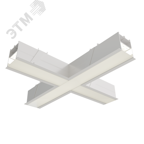 Светильник светодиодный встраиваемый ДВО02-2х10-001 Line Low X 930 - фото 1
