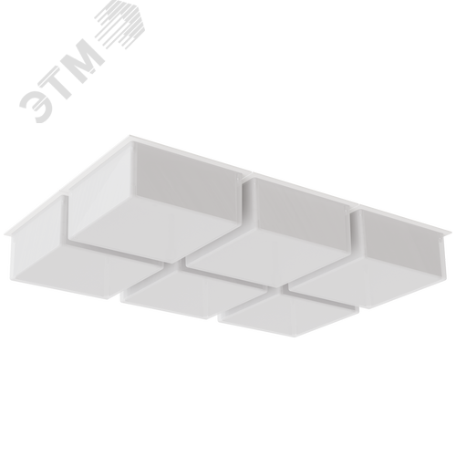 Светильник светодиодный встраиваемый грильятто ДВО09-6х6-001 Cube 840 - фото 1
