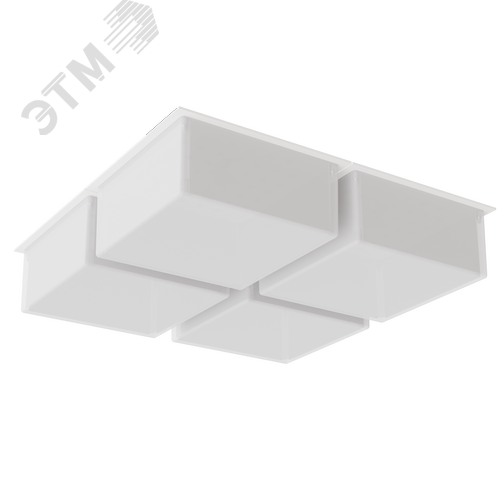 Светильник светодиодный встраиваемый грильятто ДВО09-4х6-001 Cube 940 - фото 1