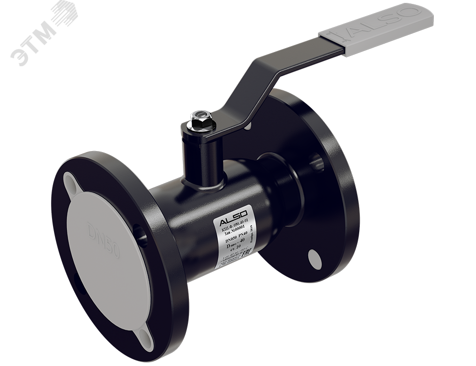 Изображение товара Кран шаровой фланцевый DN 25 PN 40 Ст.20