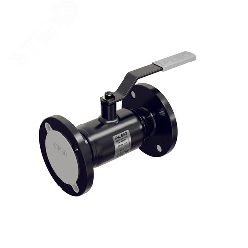 Изображение товара Кран шаровой фланцевый полнопроходной DN 50 PN 40 Ст.20 (шт)