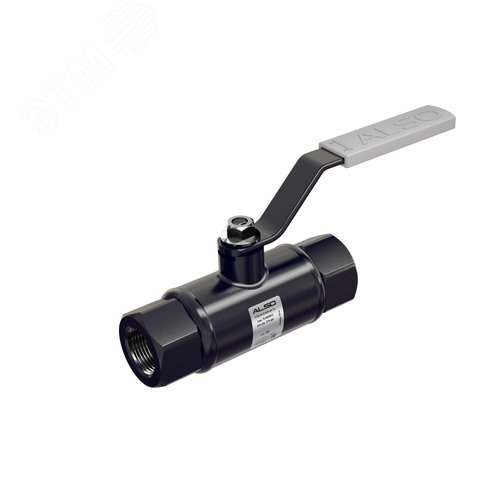 Изображение товара Кран шаровой муфтовый полнопроходной DN 40 PN 40 Ст.20 (шт)