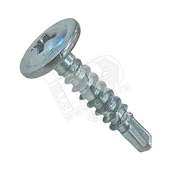 Изображение товара Саморез по металлу 3,5х9,5 сверлоконечный цинк 400 шт