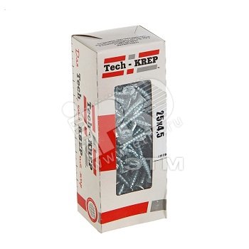 Изображение товара Шуруп универсальный 4,5х25 потайная головка, остроконечный, оцинкованный (200шт) - коробка (упак)