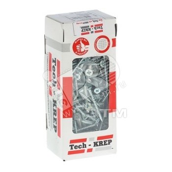 Изображение товара Шуруп универсальный 5х60 потайная головка, остроконечный, оцинкованный (100шт) - коробка (упак)