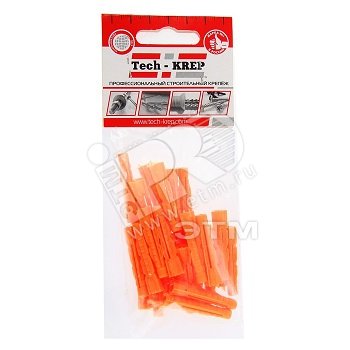 Изображение товара Дюбель универсальный 6х37 полипропилен (30шт) (упак)