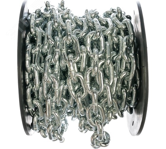 Изображение товара Цепь Tech-KREP DIN766 8 мм коррозионностойкая короткозвенная 10 м