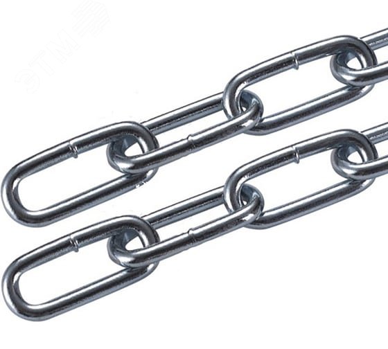 Изображение товара Цепь Tech-KREP DIN763 6 мм длиннозвенная оцинкованная 18 м Изображение товара Цепь Tech-KREP DIN763 6 мм длиннозвенная оцинкованная 18 м