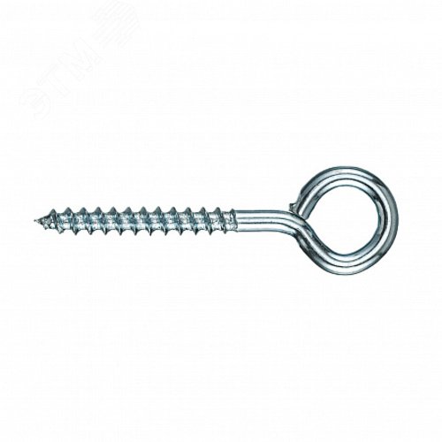 Изображение товара Шуруп-кольцо 4х50 (2шт) - пакет (упак)