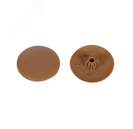 Изображение товара Заглушка для шуруп-стяж. PZ 5 /HEX 5 мм вишня (15 шт) - пакет Tech- Krep (упак)