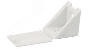 Мебельный уголок с шурупом - белый (4 шт) - пакет Tech-Krep 108982 Tech-KREP