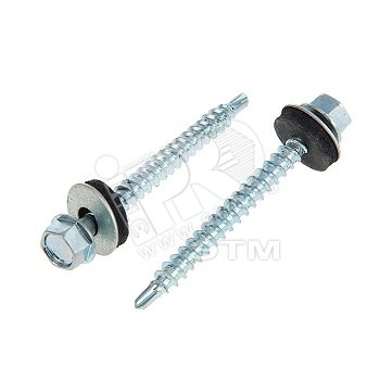 Изображение товара Саморез кровельный 4,8х51 сверло Tech-KREP упак 40 шт надежный монтаж