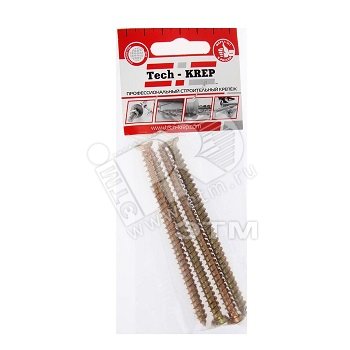 Изображение товара Шуруп по бетону 7,5х112 с потайной головкой и остроконечной резьбой 4 шт Tech-KREP
