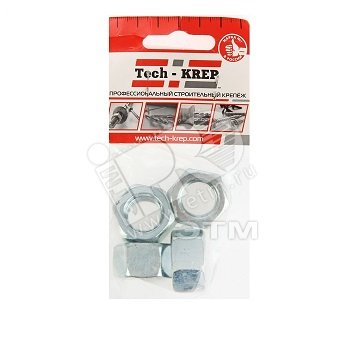 Изображение товара Гайка шестигранная DIN 934 М18 оцинкованная 4 шт