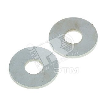 Изображение товара Увеличенная шайба DIN 9021 из оцинкованной стали 16 мм, упаковка 6 шт