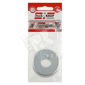 Изображение товара Шайба DIN 9021 М18 увеличенная оцинкованная (2 шт) - надежное крепежное изделие