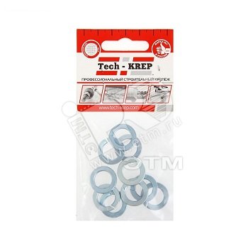 Изображение товара Шайба DIN127 М12 гроверная пружинная оцинкованная (10 шт) (упак)