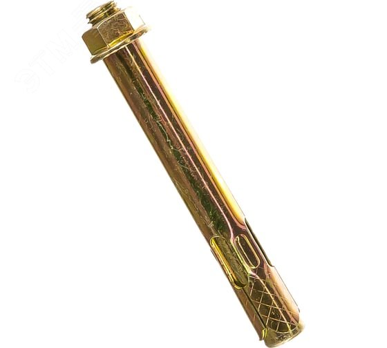 Изображение товара Анкерный болт 12х100 с гайкой и цинковым покрытием для бетона и кирпича Изображение товара Анкерный болт 12х100 с гайкой и цинковым покрытием для бетона и кирпича