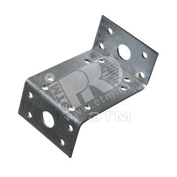 Уголок крепежный Z-образный KUZ-90/ 45х90х45х65х2.0мм артикул 124398 ...