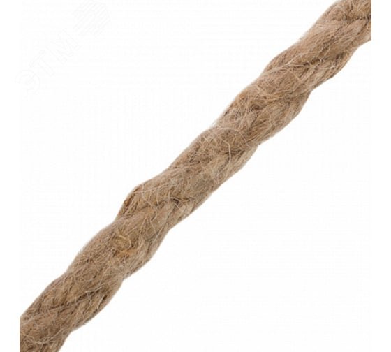Изображение товара Канат 6мм джутовый тросовой свивки (250м) (м) Изображение товара Канат 6мм джутовый тросовой свивки (250м) (м)