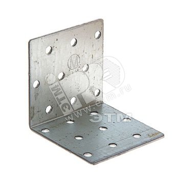 Изображение товара Угол крепежный равносторонний 60х60х60х2.0 (упак)