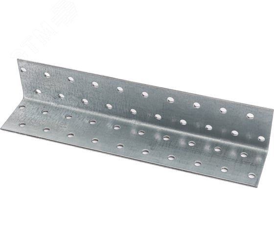 Изображение товара Уголок крепежный равносторонний 200х40х40x2 мм оцинкованный