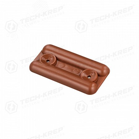 Изображение товара Подпятник для мебели пластиковый светло-коричневый (4 шт) - пакет Tech-Krep (упак)