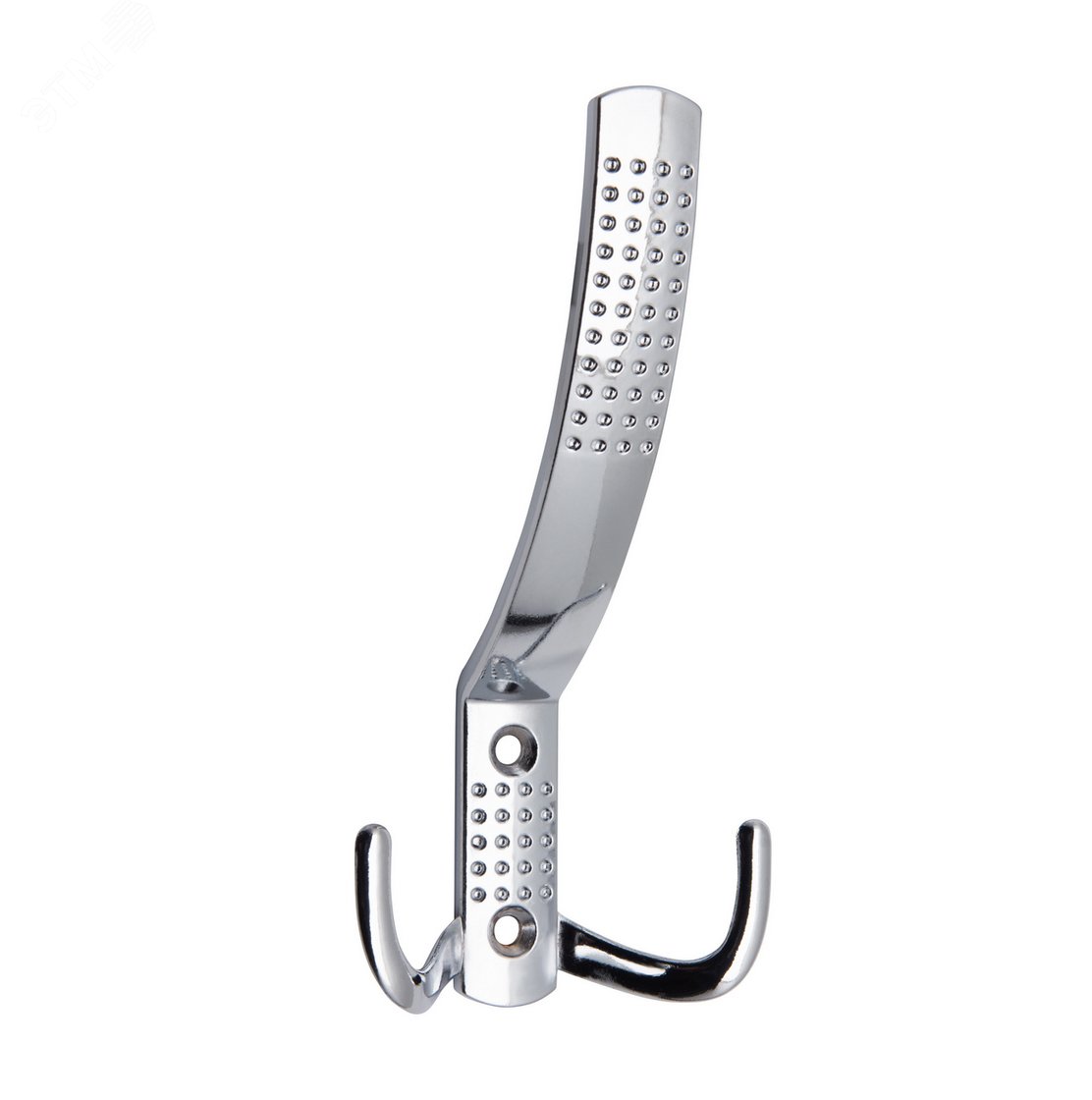 Изображение товара Крючок с перф. , 3-х рожковый, хром (1 шт) - пакет Tech-Krep (упак)