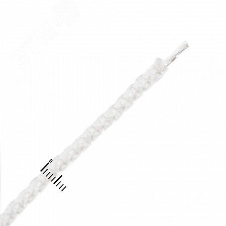 Шнур полипропилен вязаный с сердечником 6,0мм белый (20м) 140330 Tech-KREP