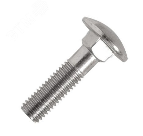 Изображение товара Болт DIN 603 м6х40 с квадратным подголовником, 7 шт Tech-Krep