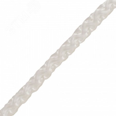 Шнур вязаный ПП 1.5 мм с серд. универс. белый. 50 м 155871 Tech-KREP