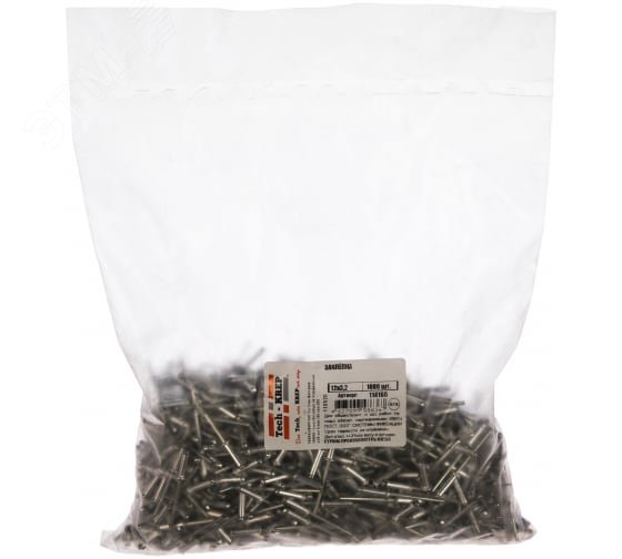 Изображение товара Заклепка вытяжная 4.0х12 (500шт) (упак)