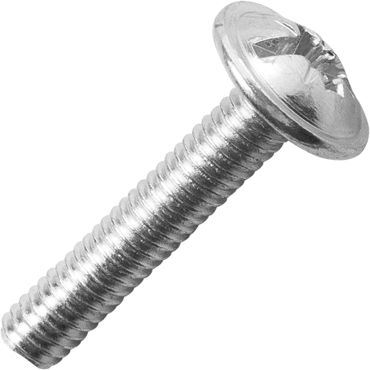 Винт DIN 967  полусферический с прессшайбой М4х25 (10 шт) - пакет Tech-Krep