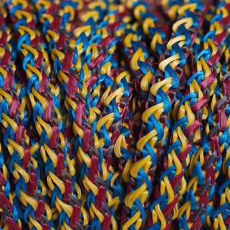 Шнур вязаный ПП 3 мм с серд. универс. цветной. 20 м