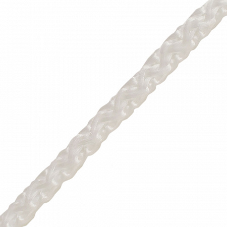 Шнур вязаный ПП 10 мм с серд. универс. белый. 10 м