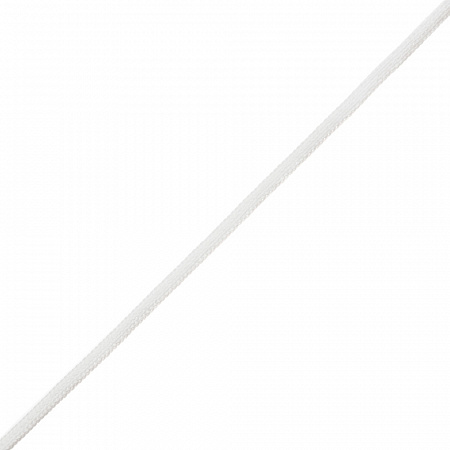 Шнур вязаный ПЭ бытовой 4 мм. белый. 20 м