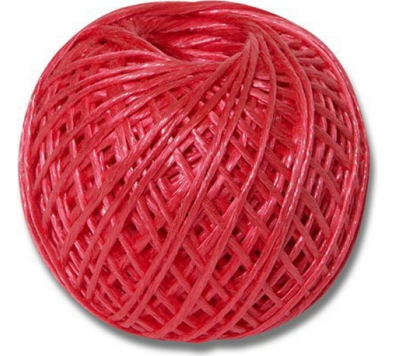 Шпагат полипропиленовый 1000 Текс. красный (110 м)