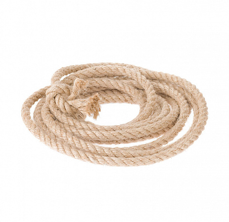 Канат джутовый тросовой свивки 18.0мм - катушка 40 м- накл.
