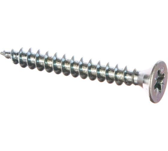 Шуруп универсальный 3х35 потайная головка, остроконечный, оцинкованный (200шт) - коробка