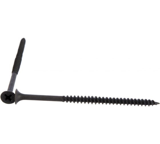 Саморез гипсокартон/металл 3,5х41 черный (200шт) - коробка