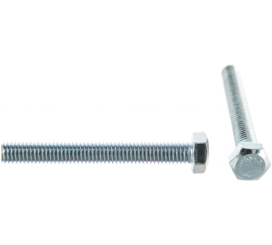 Болт DIN933 М8х20 шестигранная голова полная резьба оцинкованный (50 шт)