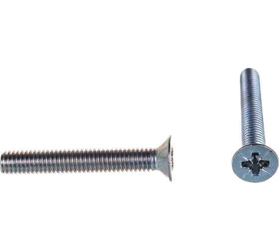 Винт DIN965 М5х30 потайная головка оцинкованный (80 шт)