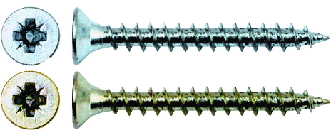 Шуруп универсальный 5.0х60 потайная головка оцинкованный + дюбель 8х40 (50шт)